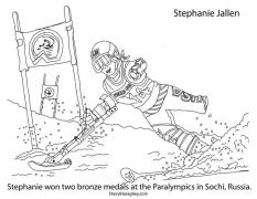 Stephanie Coloring Page